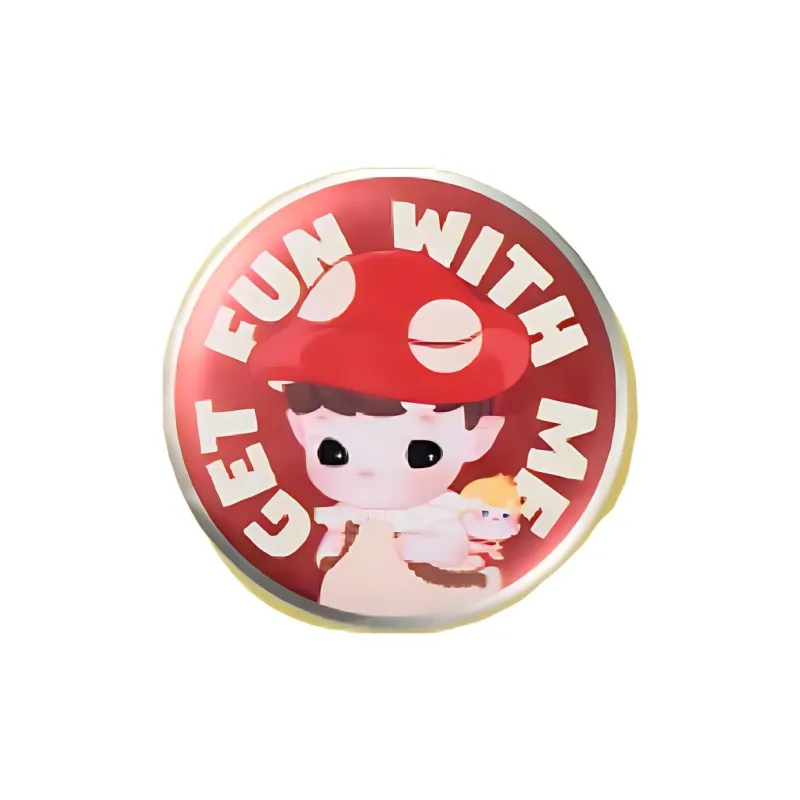 POP MART Forest Adventure Collection Tinplate Badge Blind Box Products Single Mystery Box/Full Box 12 Pcs-10