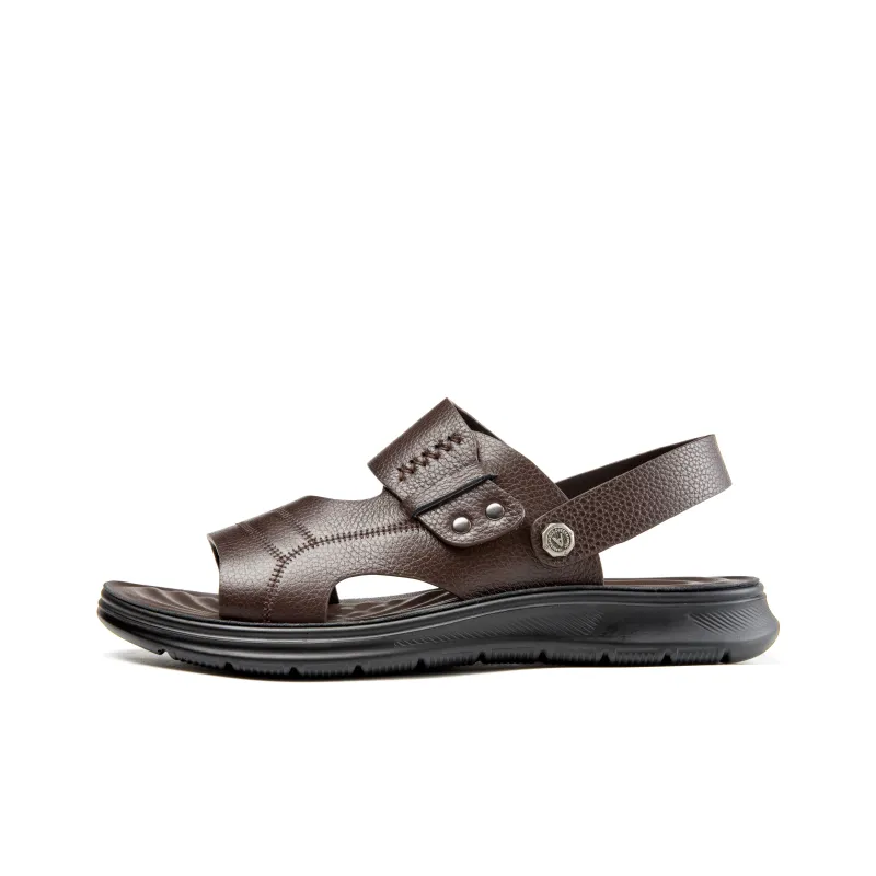 AOKANG Travel Flat Home Beach Sandals Men's-9