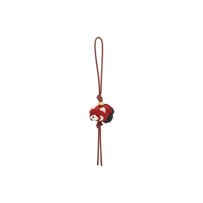 LOEWE Cow Leather Pendants Women's Dark Brown-0
