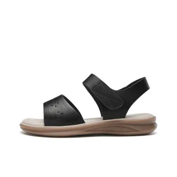 AOKANG Vintage Flat For Travel One Strap Sandals Women's