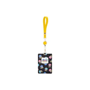 Sanrio PU Passport Wallet, Card Holder Regular Unisex Black & Multicolor