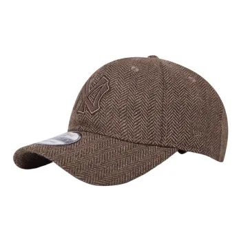 New Era Polyester, Sheep Wool, Fibers Baseball Caps Unisex Brown