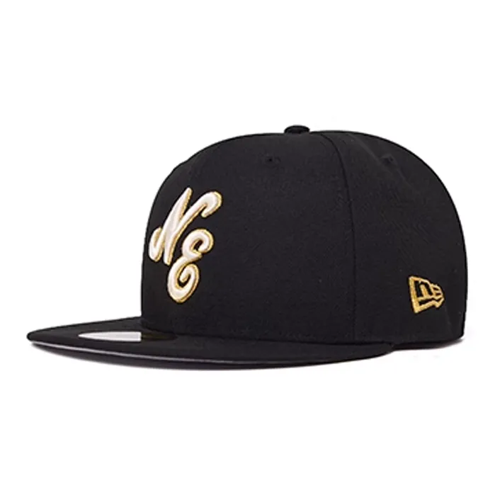 New Era Polyester Baseball Caps Unisex Black-0