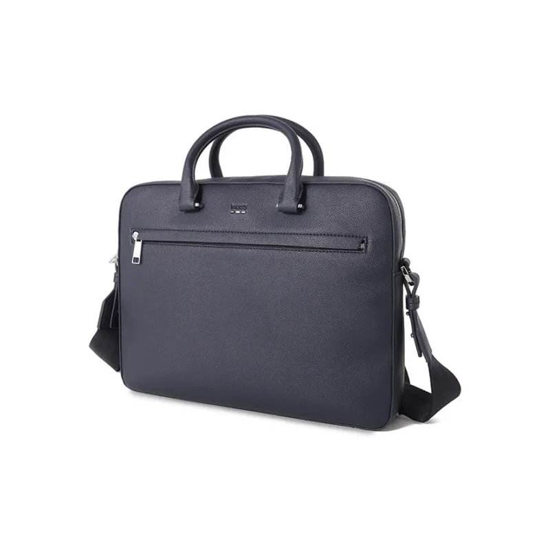 HUGO BOSS Polyester With Polyurethane Briefcase Men's Dark Blue-1