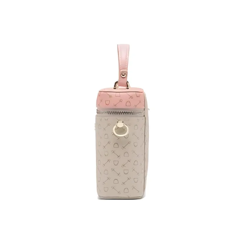 Why PVC Shoulder Bag Women's Apricot & Pink/Coffee & Pink/Coffee & Brown-4