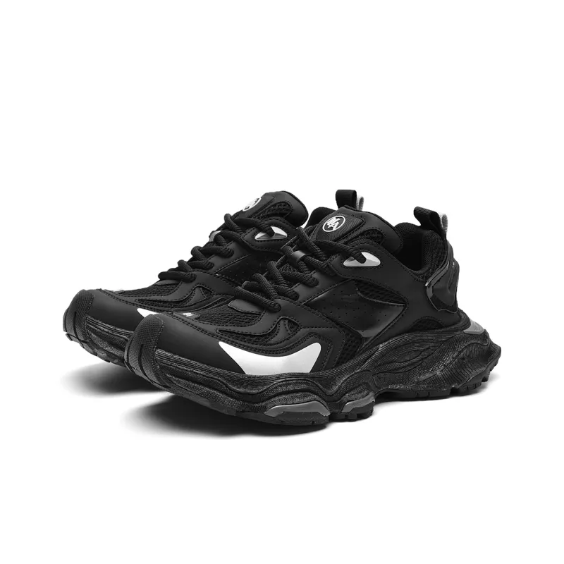 HLA Trendy Height Increasing Breathable Mesh Athletic Shoes Casual Shoes Platform Wear-Resistant Men's-1