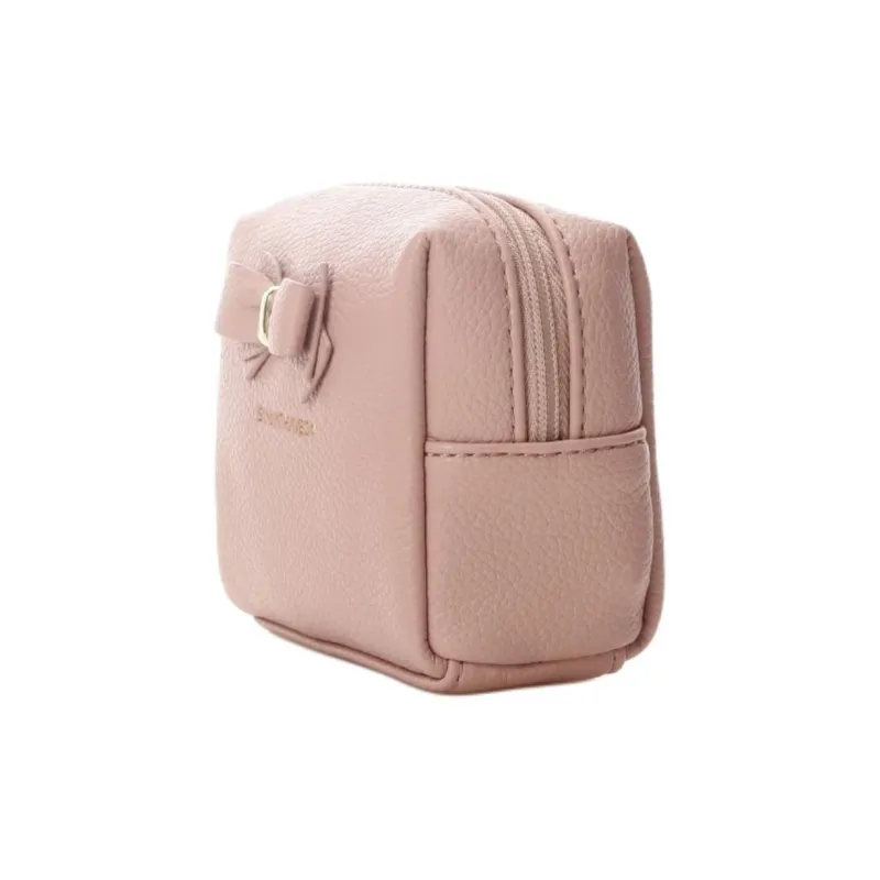 SAMANTHA THAVASA Synthetic Leather Clutch Mini Women's Pink-2