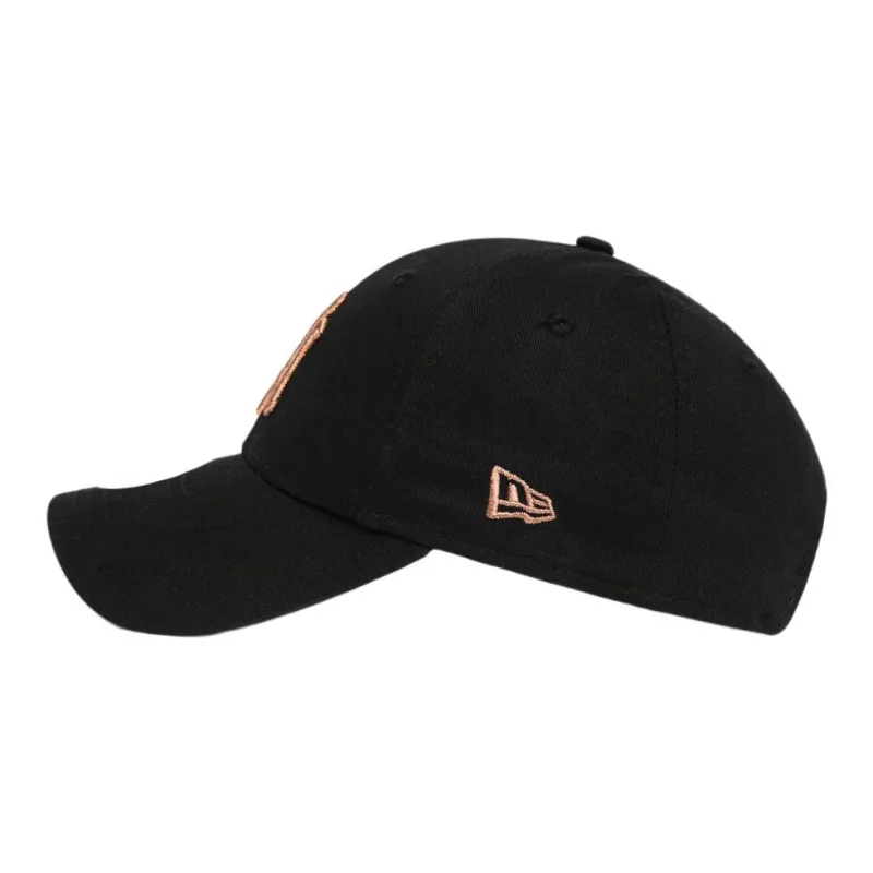New Era Cotton Polypropylene Polyester Baseball Caps Women's Black-4