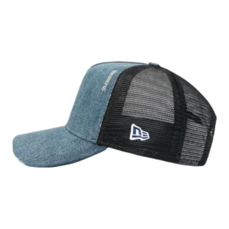 New Era Cotton Baseball Caps Unisex Denim-1