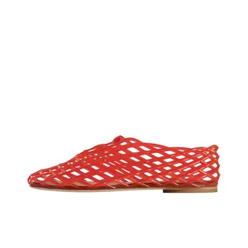 THE ROW Mara Flat Casual Single Shoes Women's Red