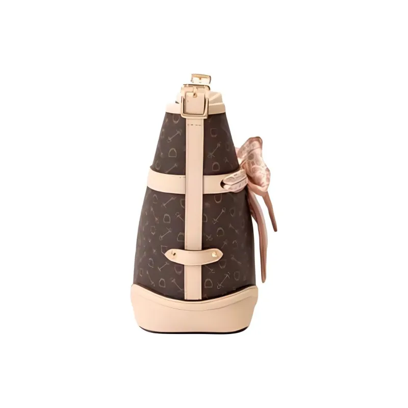 Why Artificial Leather Crossbody Bag, Shoulder Bag Small Size Women's Coffee/Apricot-4