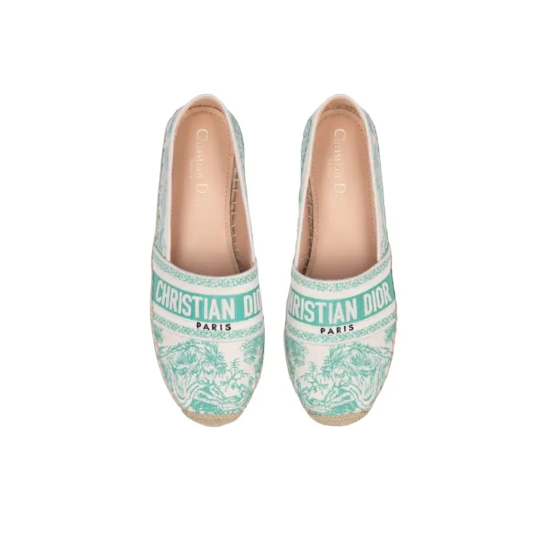 DIOR DIORIVIERA Espadrilles Women's Mint Green-4