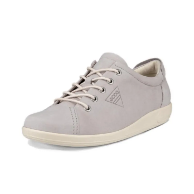 Ecco Low Top Casual Shoes Women's Gray-1