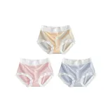 3 Pack (D Combo-Ice Silk Seamless-Pink+Skin+Blue)