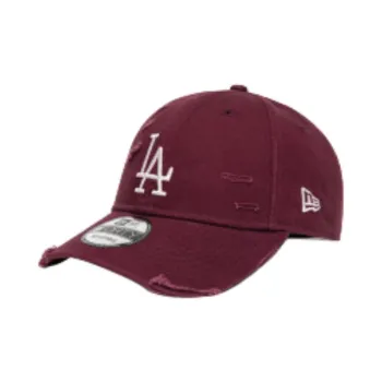 New Era Cotton Baseball Caps Unisex Burgundy