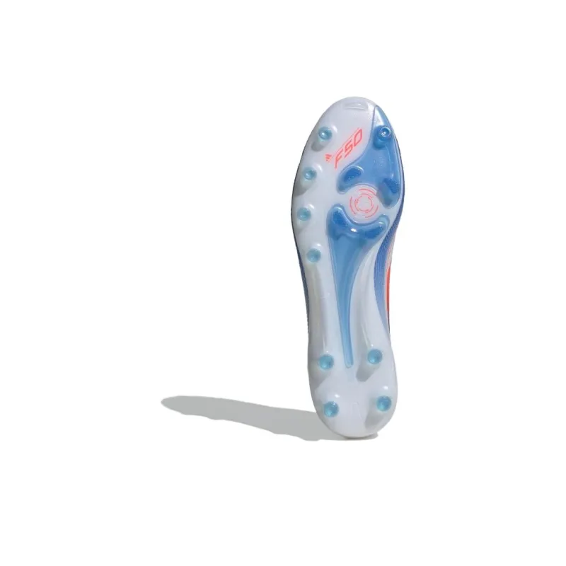 Adidas F50 Elite Ag Cloud White Solar Red Lucid Blue-5