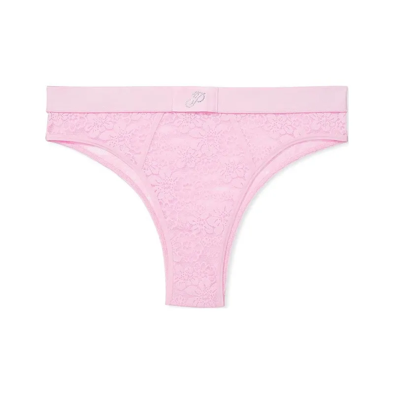 Victoria's Secret PINK WINK LOGO HIGH-CUT BRAZILIAN PANTY / PBWD Underpants Women's 1 Pack Pink-0