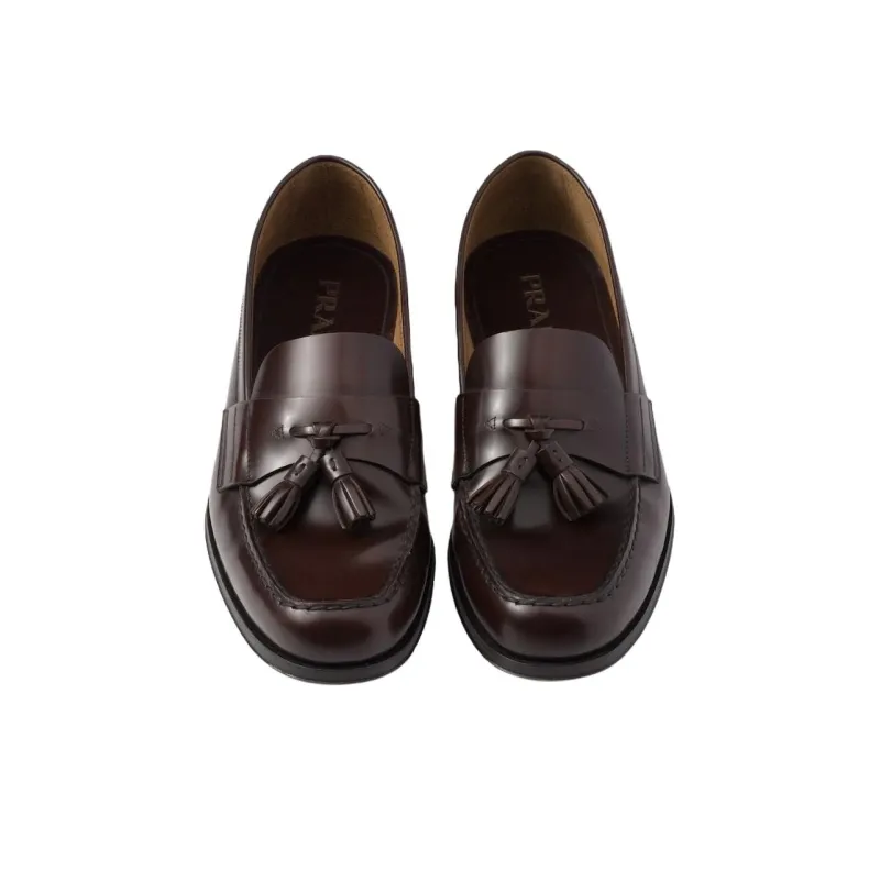 PRADA Loafers Men Brown-4