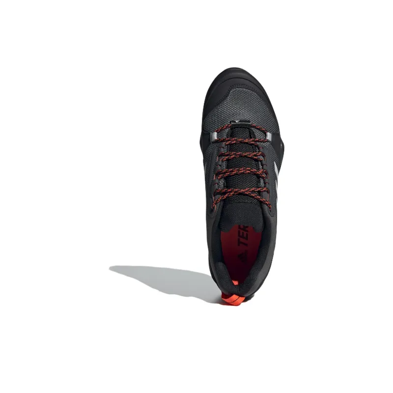 Adidas Terrex AX3 GTX Abrasion Resistant Low Top Outdoor Shoes Men's Black Orange-4