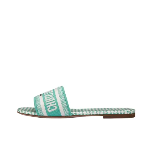 DIOR DIORIVIERA Slide Slippers Women's Mint Green