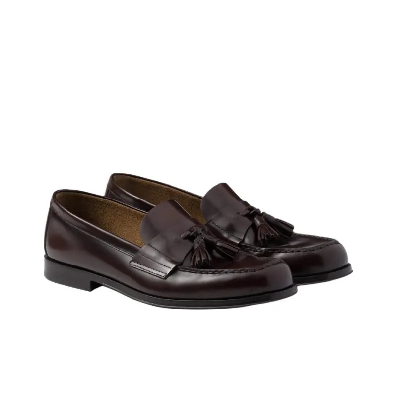 PRADA Loafers Men Brown-2