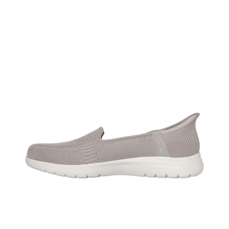 Skechers On The GO Fle Anti Slip Wear Resistant Low Top Casual Shoes Women's Brown-1