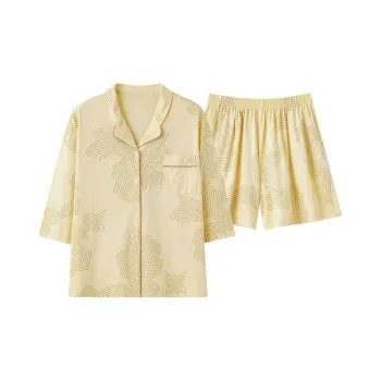 MIIOW Pajama Set Women's Yellow