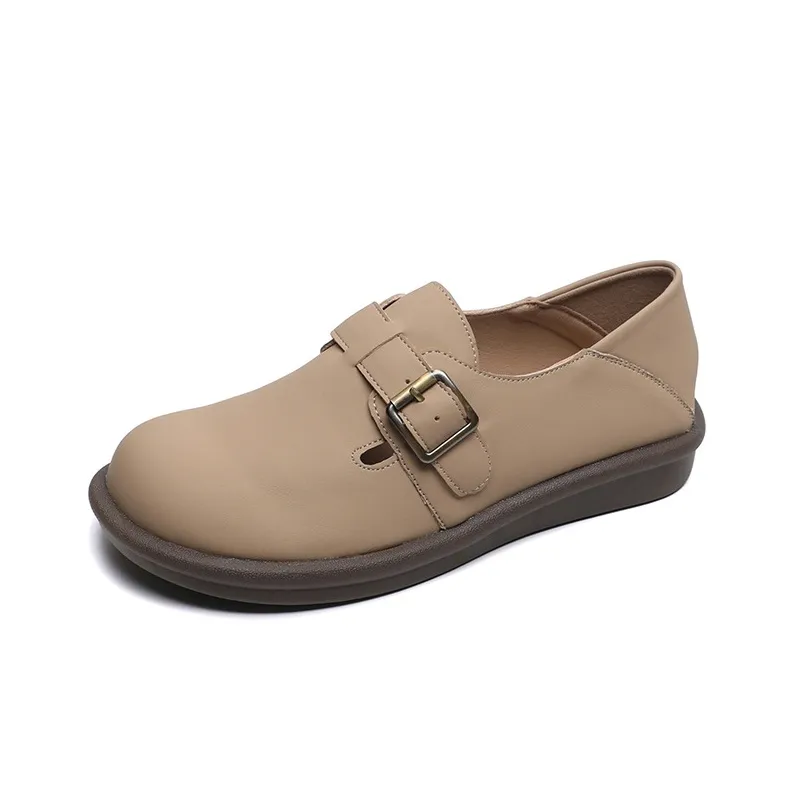 Casual Loafers Unlined Shoes 3CM Height Women's-8