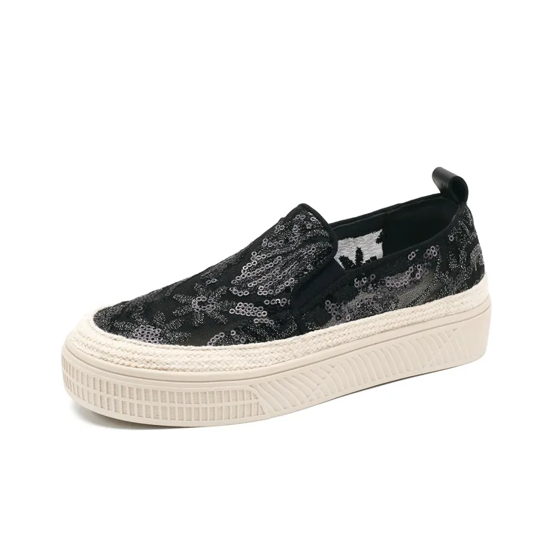 D:FUSE SCANDINAVIA Flat Skateboard Shoes Espadrilles Women's-7