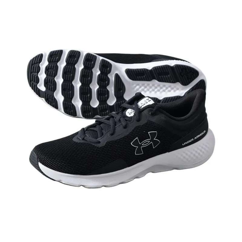 Under Armour Charged Escape 4 Anti Slip Wear Resistant Low Top Casual Running Shoes Men's Black-4