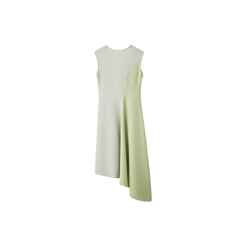 AMII Sleeveless Dress Women's Light Gray Green-1