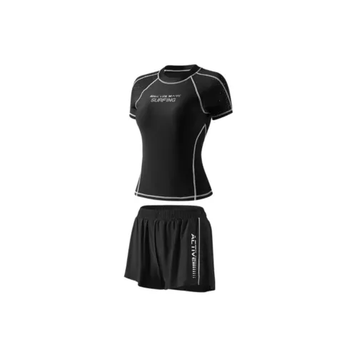 361° Two-Piece Swimsuits Women's Premium Black