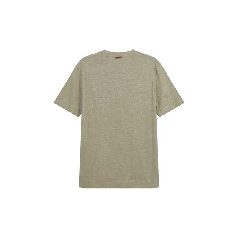Zegna T Shirt Men's Olive Green-1