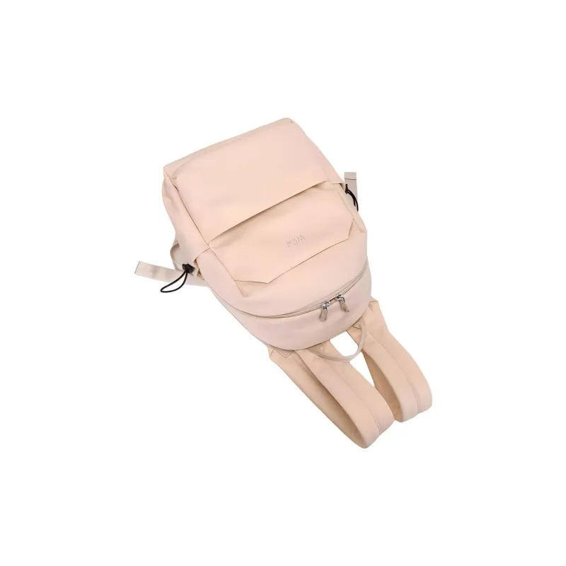 Why Fabric Backpack Large Size Women's Apricot-5