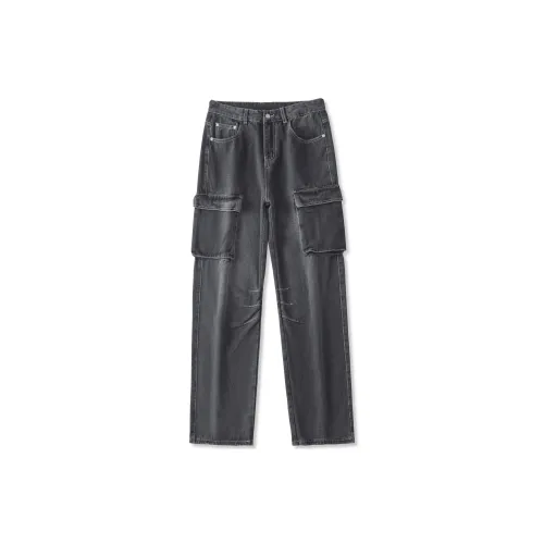 Lost N Forbidden Jeans Unisex Black Gray