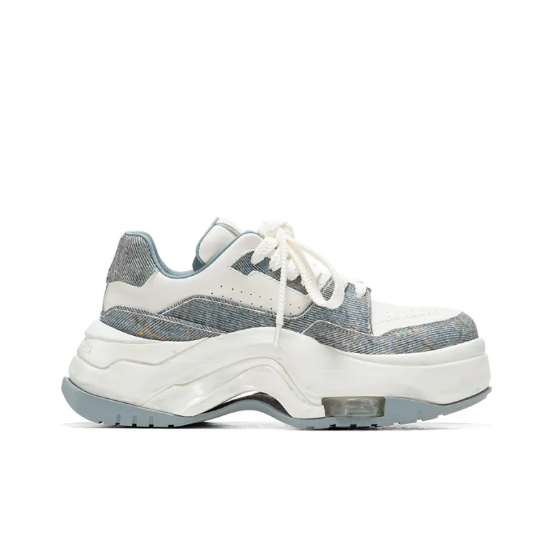 VITTORIO VENTURA Skateboard Shoes Unisex Denim Blue-1