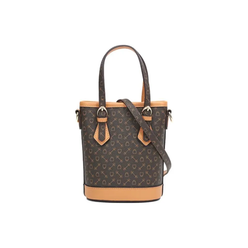 Why Artificial Leather Shoulder Bag, Crossbody Bag, Handbag Mini Women's Apricot/Coffee-12