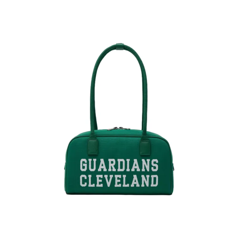 MLB Artificial Leather Shoulder Bag Toast Bag Bowling Bag Shoulder Bag Regular Unisex Green-0
