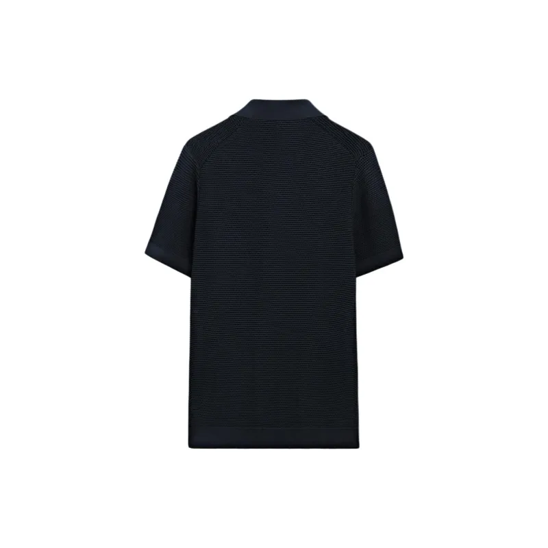 Massimo Dutti Polo Shirt Men's Navy Blue-1