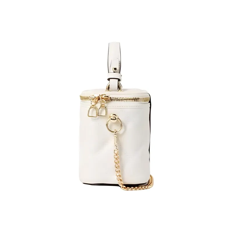 Why Cow Leather Shoulder Bag, Crossbody Bag, Handbag Mini Women's White/Black/Hyacinth Purple-3
