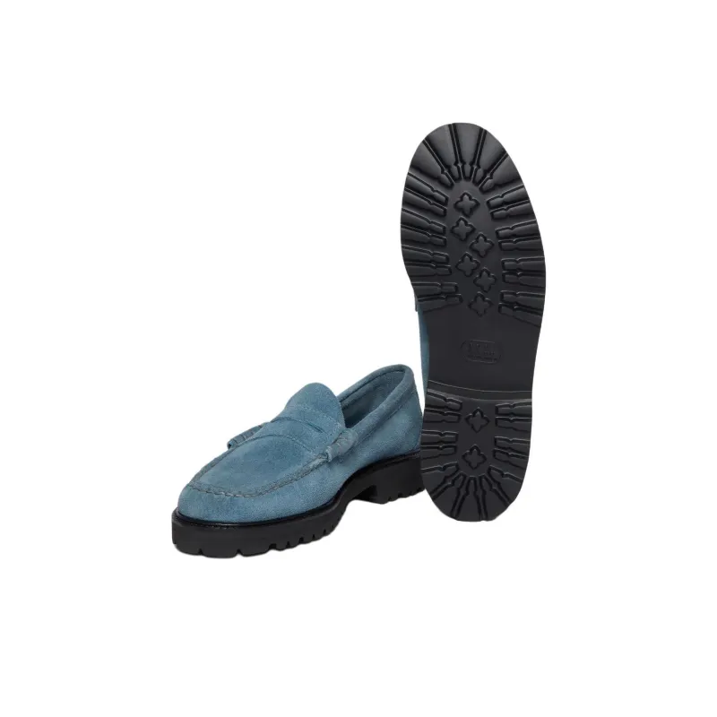 G.H. Bass & Co. Larson Loafers Men's Blue-5