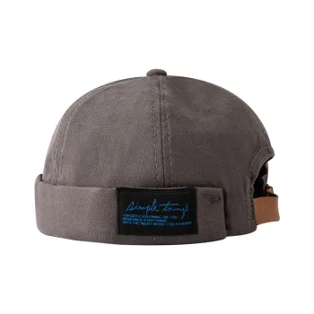 RX UVCUT Vintage Hats & Caps Brimless Landlord Hat Unisex