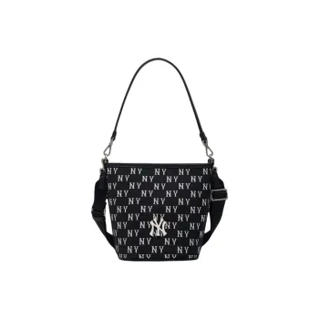 MLB Cotton Bucket Bags Shoulder Bag Crossbody Bag Handbags Regular Unisex Black