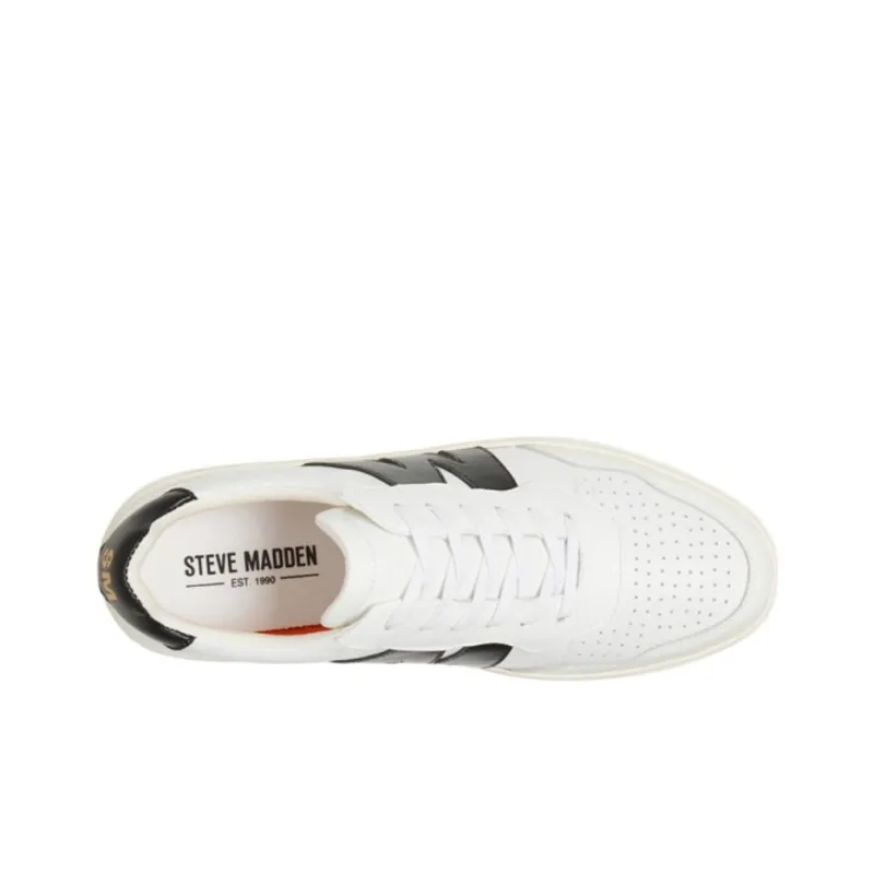 STEVE MADDEN Low-Top Skateboard Shoes Men's White-3