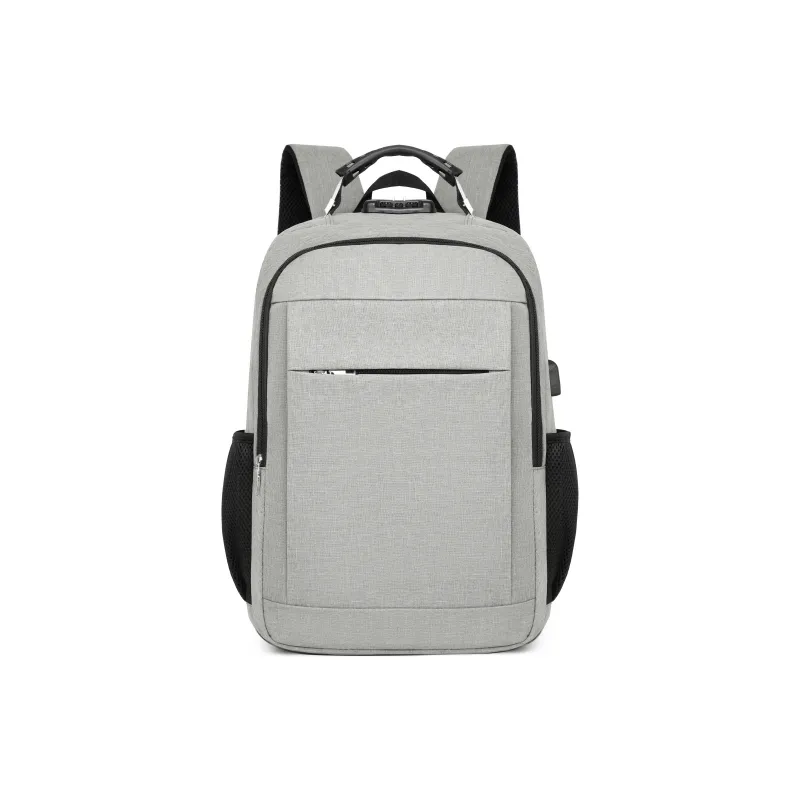 BAODIDAISHU Oxford Backpack Regular Men's Gray Black Blue-0