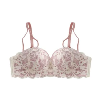 Flowers In Water Bra Women's Pink