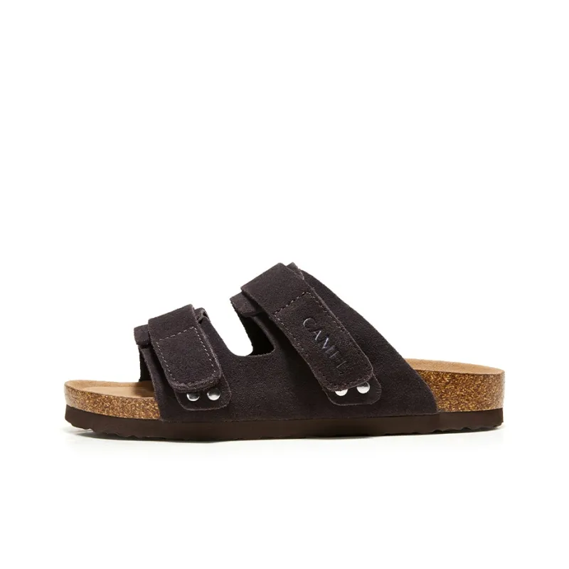 CAMEL Slide Slippers Women's Coffee-0