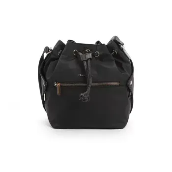 HEDGREN Nylon Shoulder Bag Regular Women's Black/Gray/Beige