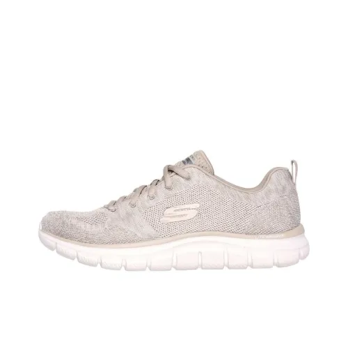 Skechers Track Running Shoes Women's Low-Top White/Brown