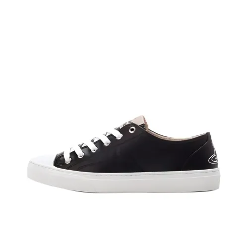 Vivienne Westwood Skateboard Shoes Men Low-Top Black